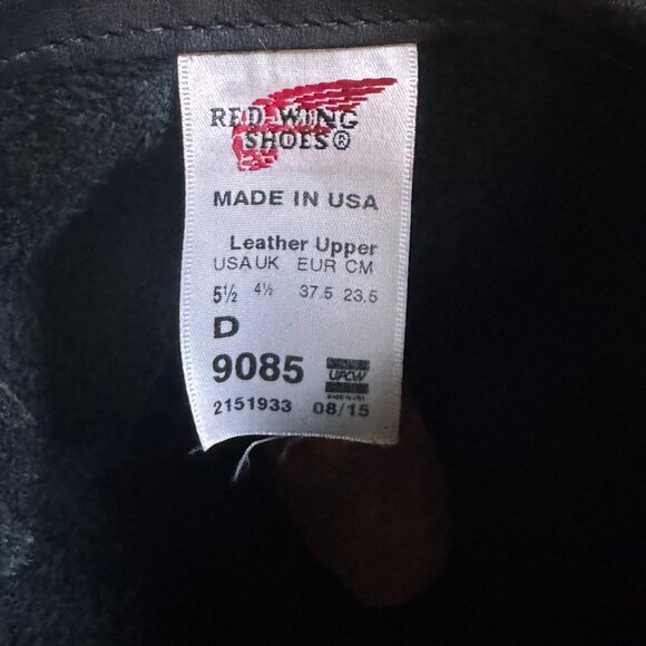 MINT+++ Red Wing 9085 engineer boots size 5.5D - Picture 7 of 7